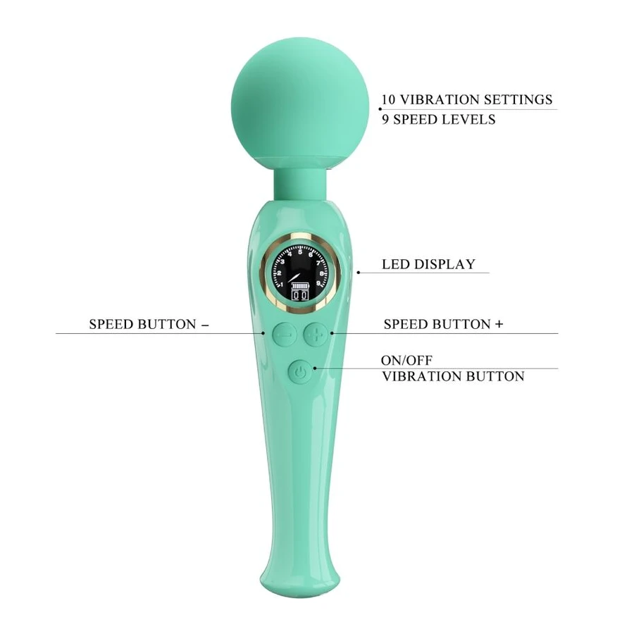 PRETTY LOVE - VIBRATORE A BACCHETTA VERDE SKYLER